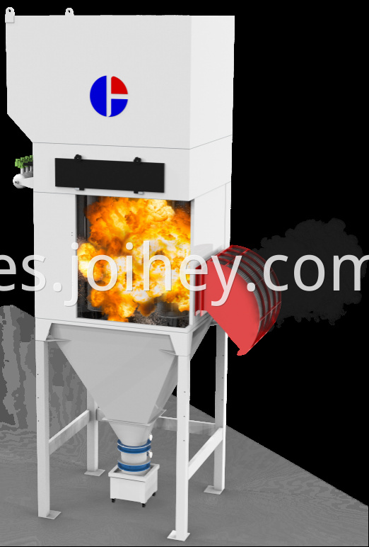 Flameless explosion-proof device